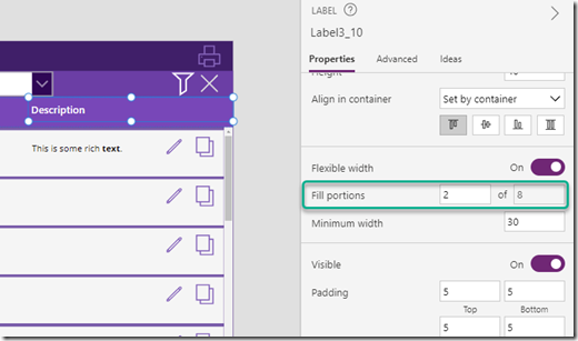 powerapps-container-fill-portions